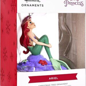 Hallmark Disney The Little Mermaid Ariel on Rock Christmas Ornament